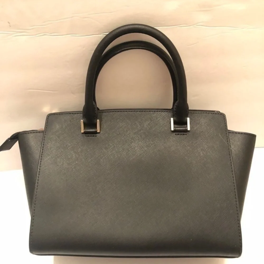 Michael kors black saffiano leather Selma bag
